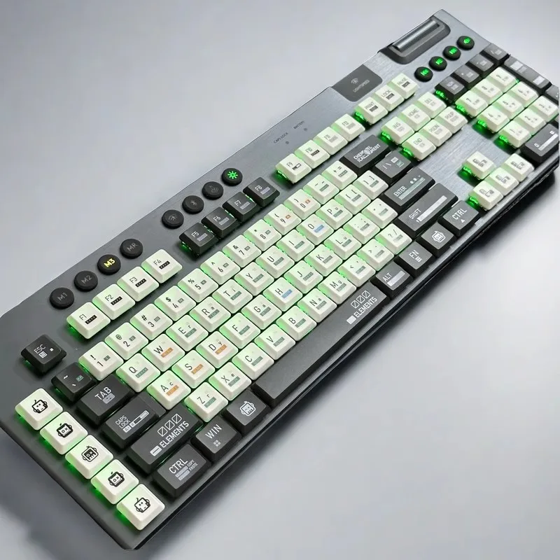 

109 клавиш/набор колпачков для ключей из ПБТ для Logitech G913 G813 G915 G915 TKL Chemistry 01 CSGO VALORANT Theme Keycaps Низкопрофильный колпачок для клавиш