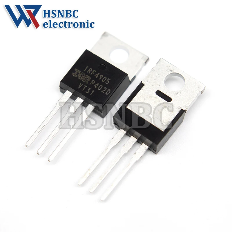 10PCS IRF4905 IRF4905PBF TO-220 74A 55V P-channel Power MOSFET Transistor 100% New Original image 2