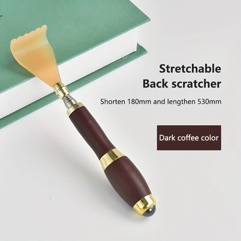 Ensemble de grattoir arrière rétractable en acier, outil de Massage confortable pour soulager les démangeaisons, spécial pour personnes âgées, grattoir télescopique