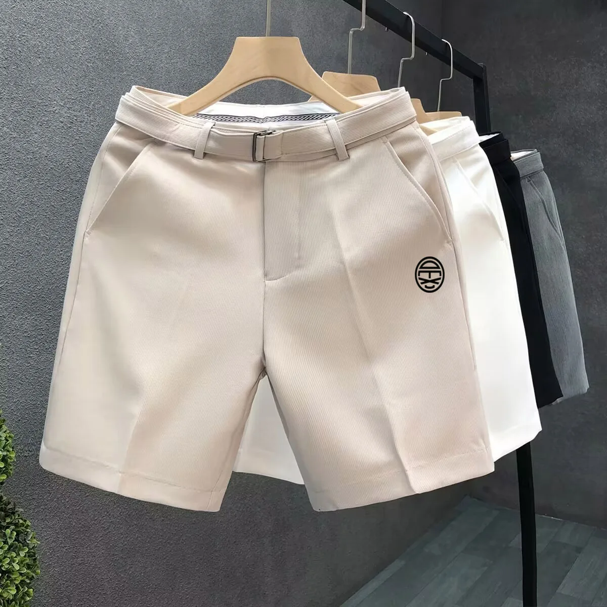 Golf pants Men slim casual pants Men's casual shorts brand embroidery LOGO golf sports pants ball pants