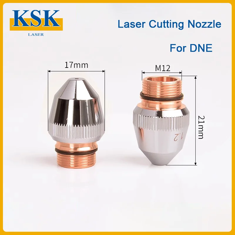 10PCS New DNE D17 Copper Laser Nozzle - Bodor DNE Laser Cutting Machine Parts | Enlarged Nozzle & Customized