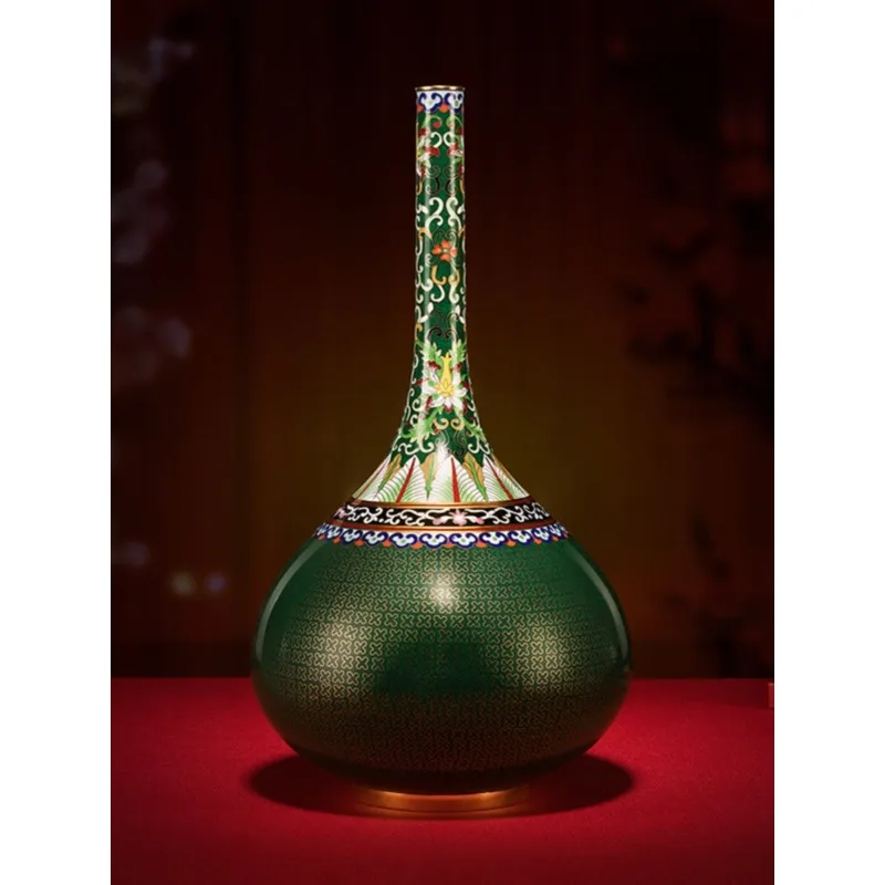 

Living room desktop copper vase ornament, home decoration crafts
