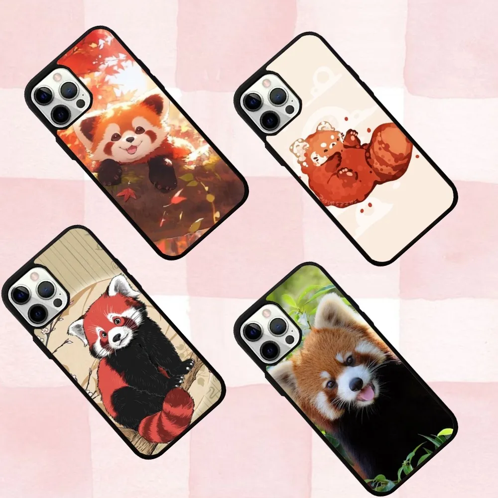 

Cute Red Panda Animal Phone Case For IPhone 16,se4,15,Pro,Max,Case 14,Plus,13,12,11 Magesafe Magnetic Wireless Charge Cover