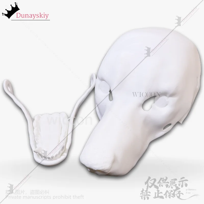 Anime Furry Cosplay Dog Kigurumi Base Beast Skull Mask 3d Printing For Halloween Christmas Party Furrysuit Woman Man Customized