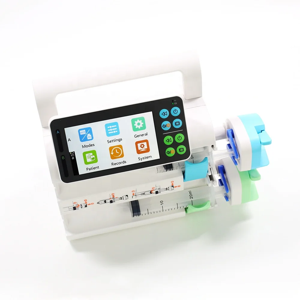 

PRSP-S5000 High Quality Electric Automatic Dual Channel Syringe Infusion Pump with Touch Screen & Drug Library