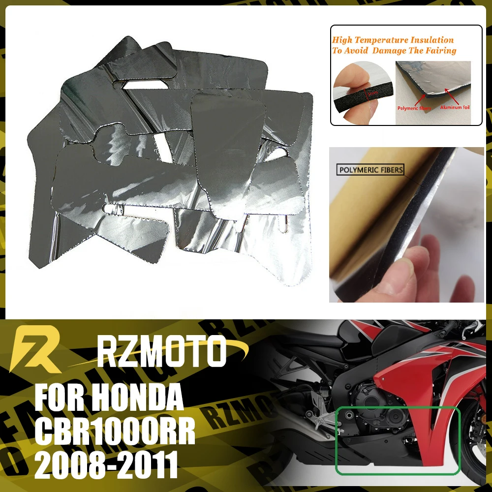 Heat Shield Fairing Melting Protection Pre-Cut Insulation Sponge Fit For HONDA CBR1000RR 2008-2011 2009 2010 CBR-1000RR