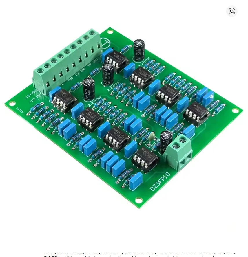 Bass Midrange Treble 3Way Crossover Audio Board Frequency Divider Filters For amplifier system  DIY Parts and FG