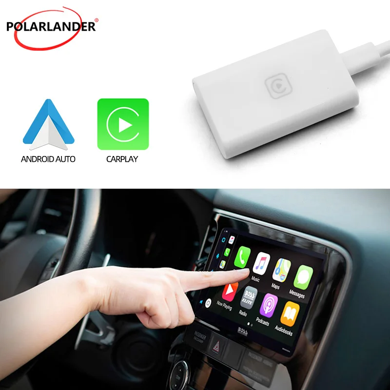 P0050 Smart Car Wireless Projection Box Bluetooth WiFi Automatic Connection Apple CarPlay Airplay Anlink Mirror Cast Device