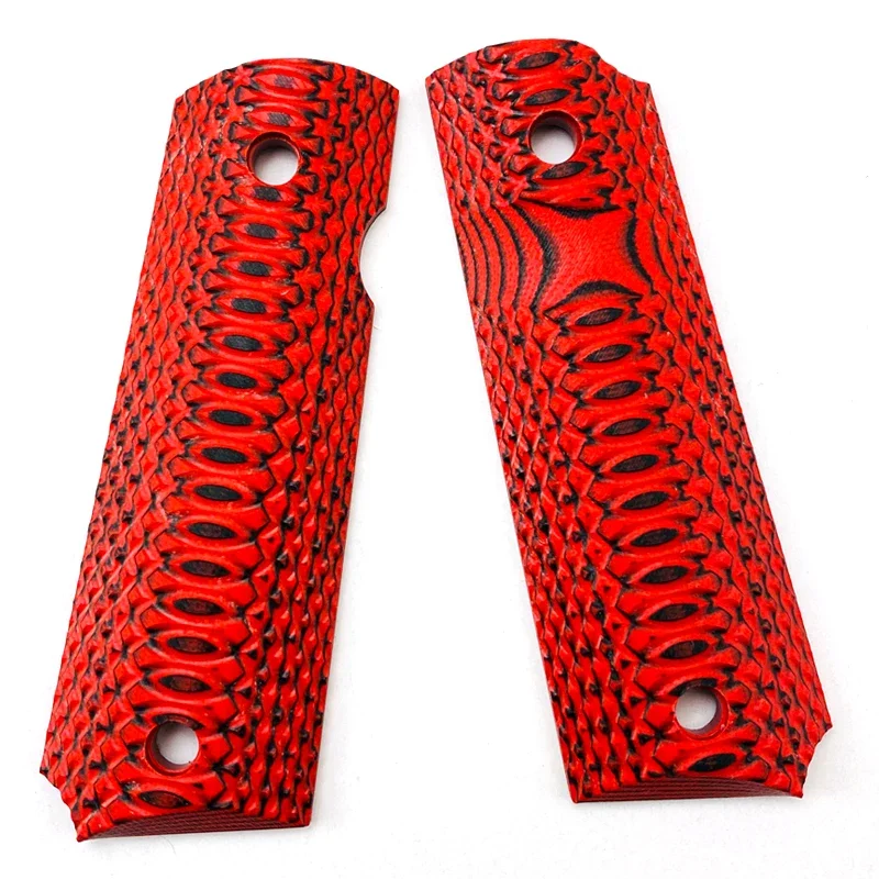 1911 Grips Full Size G10 Grips Ambi Safety Cut OPS Texture