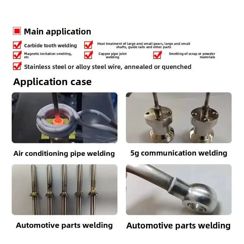 

Joint Welding Heating Machine All-solid State High Efficiency Energy 10KW Ultra-high Frequency Induction Equipment Copper Tube