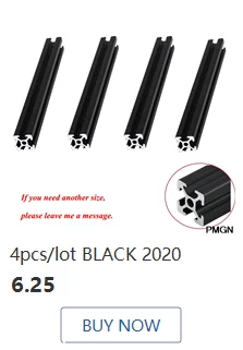 8 stücke Schwarz 3 Weg End Winkel Halterung Anschlüsse Für Europa Standard Aluminium Extrusion Profil 2020 Serie Buchse 6mm mit Schrauben – Detail 6