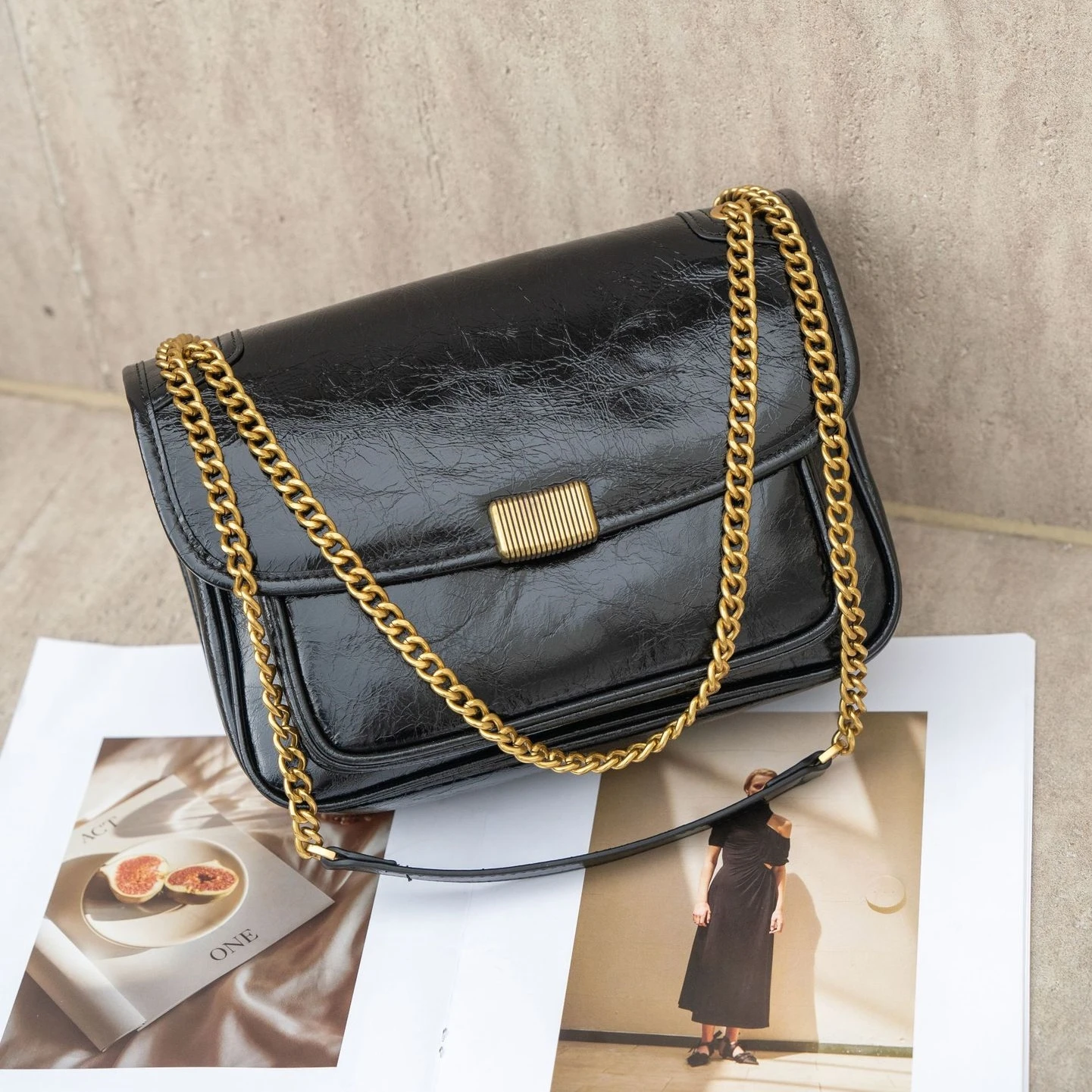 

Luxury Handbags Female Crossbody Bags Tofu Small Square Shoulder Bag Women Bags New Fashion 2025 Genuine Cowhide Leather Satchel