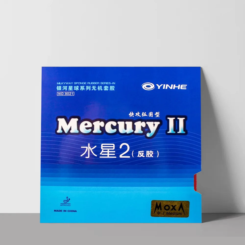 YINHE 머큐리 2 탁구 고무, M/S 핍 인, 오리지널 탁구 스폰지, 루프로 빠른 공격