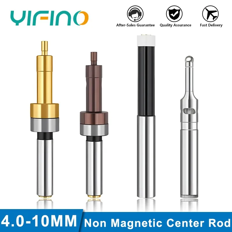 YIFINO High Precision Non Magnetic Centering Rod Ceramic Eccentric Anti Magnetic Machining Center Photoelectric Centering Tools