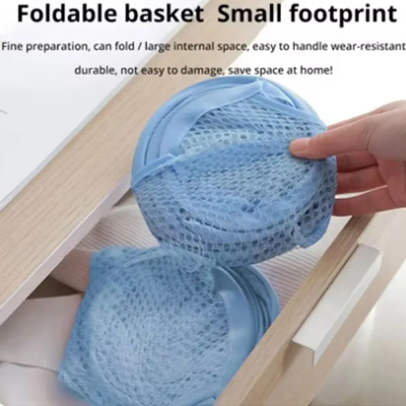 Dirty Clothes Folding Storage Basket Household Cartoon Sorting Basket Toy Basket Storage Bucket Net Laundry Basket Sundries Orga