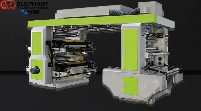 Economical Stack Flexo Press Flexographic Printing Device Cost Effective for General Packaging Printing