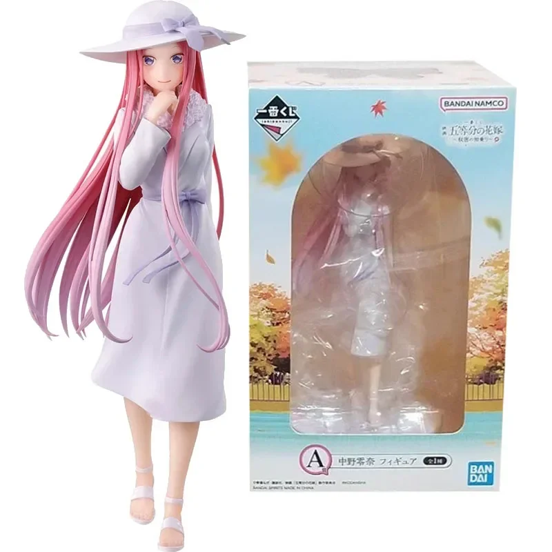 Bandai Original Ichiban KUJI The Quintessential Quintuplets Anime Figure Nakano Rena Action Figure Toys for Boys Girls Kids Gift