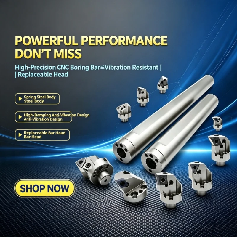 Damping Anti-Vibration Boring Bar - Heavy Cutting Indexable Replaceable Head for Large Inner Hole MWLNR SCLCR