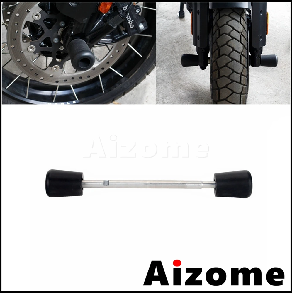 

CNC Aluminum Front Axle Wheel Slider Crash Protector For Harley PAN AMERICA 1250 S RA1250 S ADV 2021-2024 Motorcycle Accessories