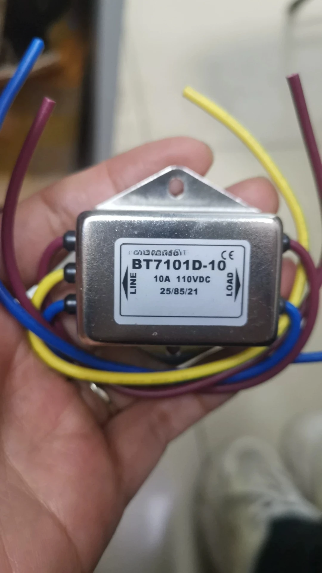 110VDC DC single-phase filter 7101-10A, spot direct hair