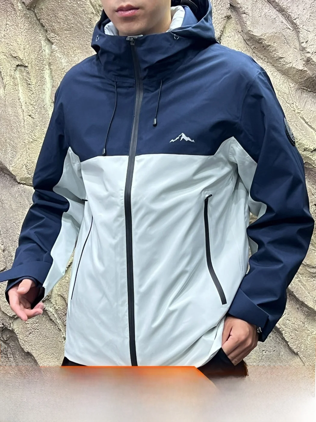 Three-in-One Full Pressure Glue down Jacket! Detachable Goose down Inner! Outdoor Three-Proof down Windbreaker Coat