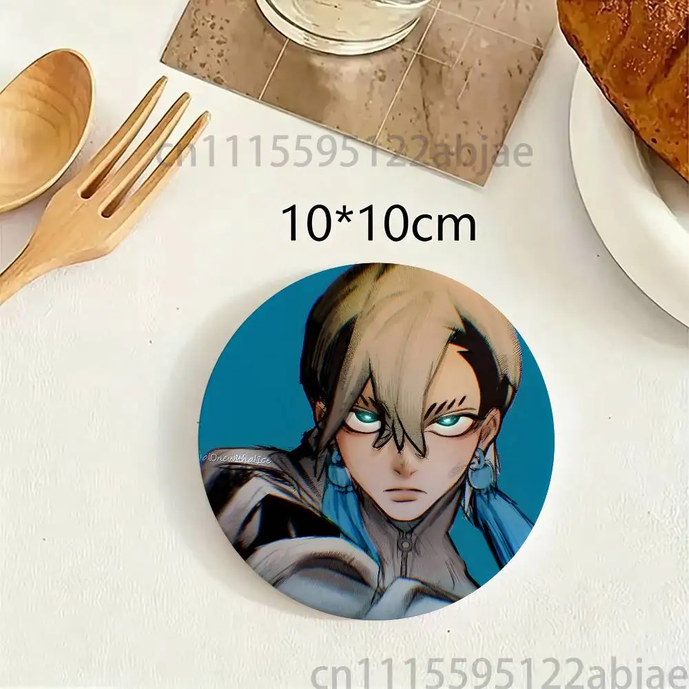 G-Gachiakuta Z-Zanka Nijiku Heat-Resistant Pine Coasters Lightweight Sturdy for All Drinkware Easy to Clean 3