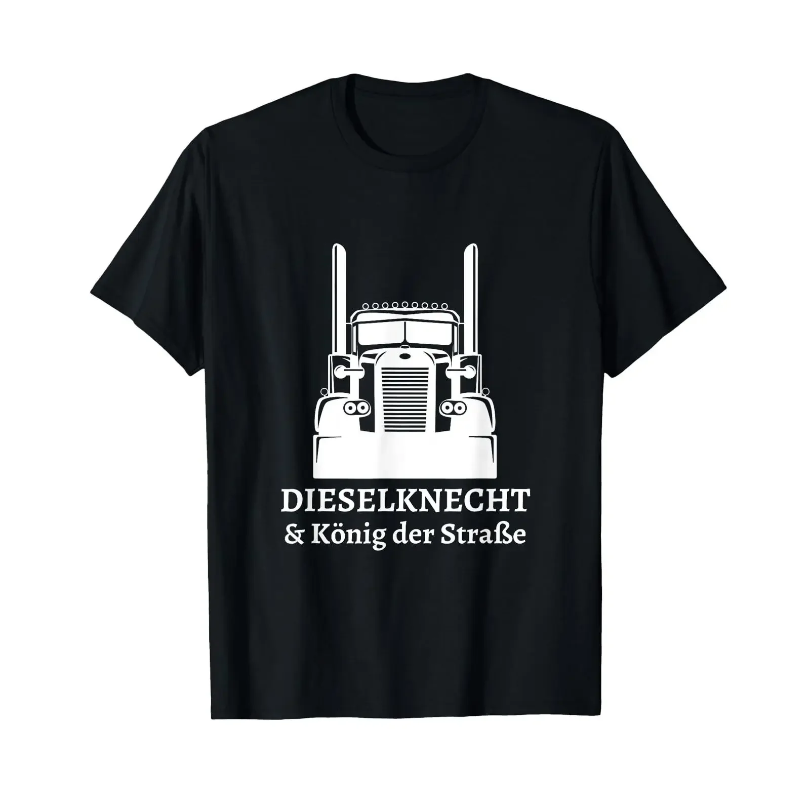LKW Fahrer Dieselknecht König der Straße T Shirt vintage Washed Top For Everyday Wear Breathable homme fashion graphic Stylish