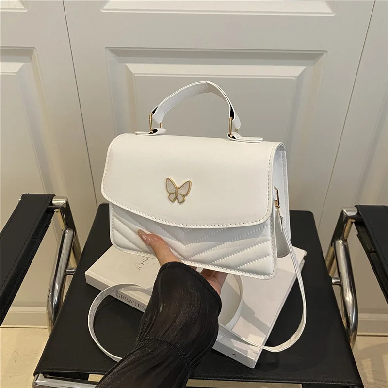 Women Crossbody Bag Butterfly Thread Luxury Handbag Shoulder Bags Brand Sequined Tassel Clutch Small Bag and Purse Party