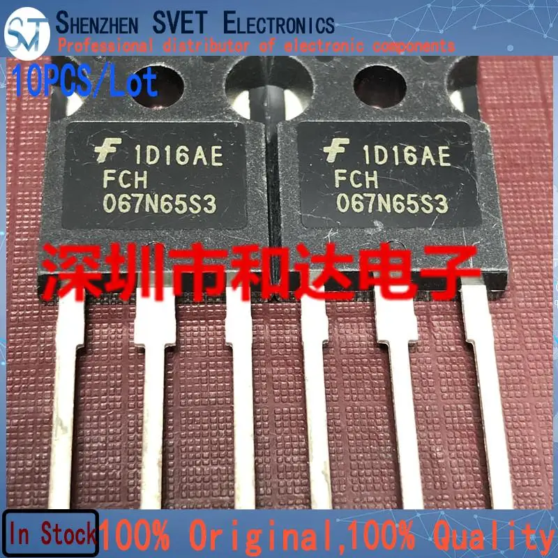 

10PCS/Lot FCH067N65S3 TO-247 650V 44A New And Imported Original 100%Test In Stock