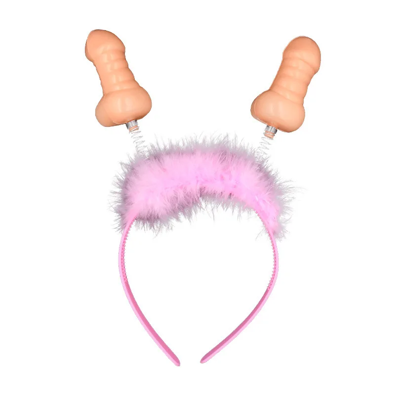 

Hen Party Supplies 2022 Funny Sex Dick Cock Penis Headband Bride to Be Hen Night Bachelorette Party Decoration Toy Accessories