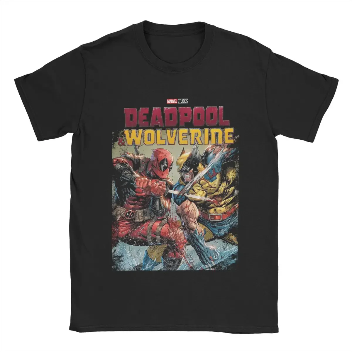 

Wolverine Fashion and Trend T-shirt, Pure Cotton, Comfortable, High-quality Men's Short-sleeved, Stylish and Versatile T-shirt