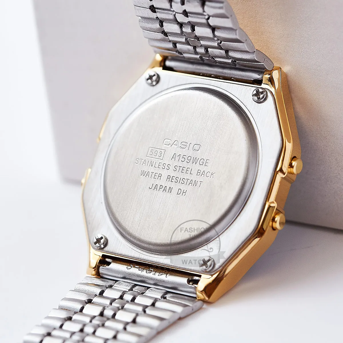 ساعة كاسيو للرجال مجموعة العلامة التجارية الفاخرة LED الرقمية مقاوم للماء ساعة معصم عسكرية relogio masculino A159WGEA-1D