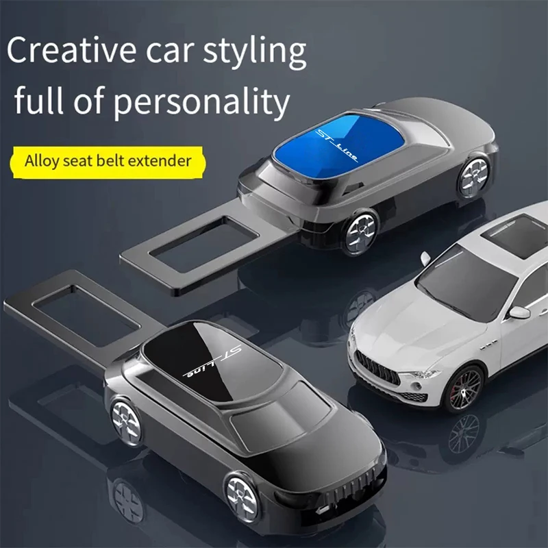 Car Seat Belt Buckle Clip Extender Safety Belt for Ford ST-line Focus 2 3 Mondeo Ecosport Kuga Mk4 Fiesta Mk3  Accessories