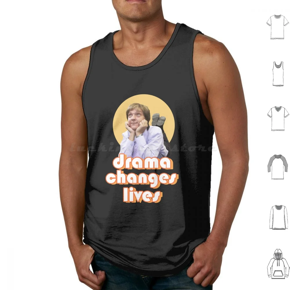 Greg Gregson Mr G-Summer Heights High Drama Changes Lives Print Tank Tops Vest Sleeveless Summer Heights High Mr G Chris