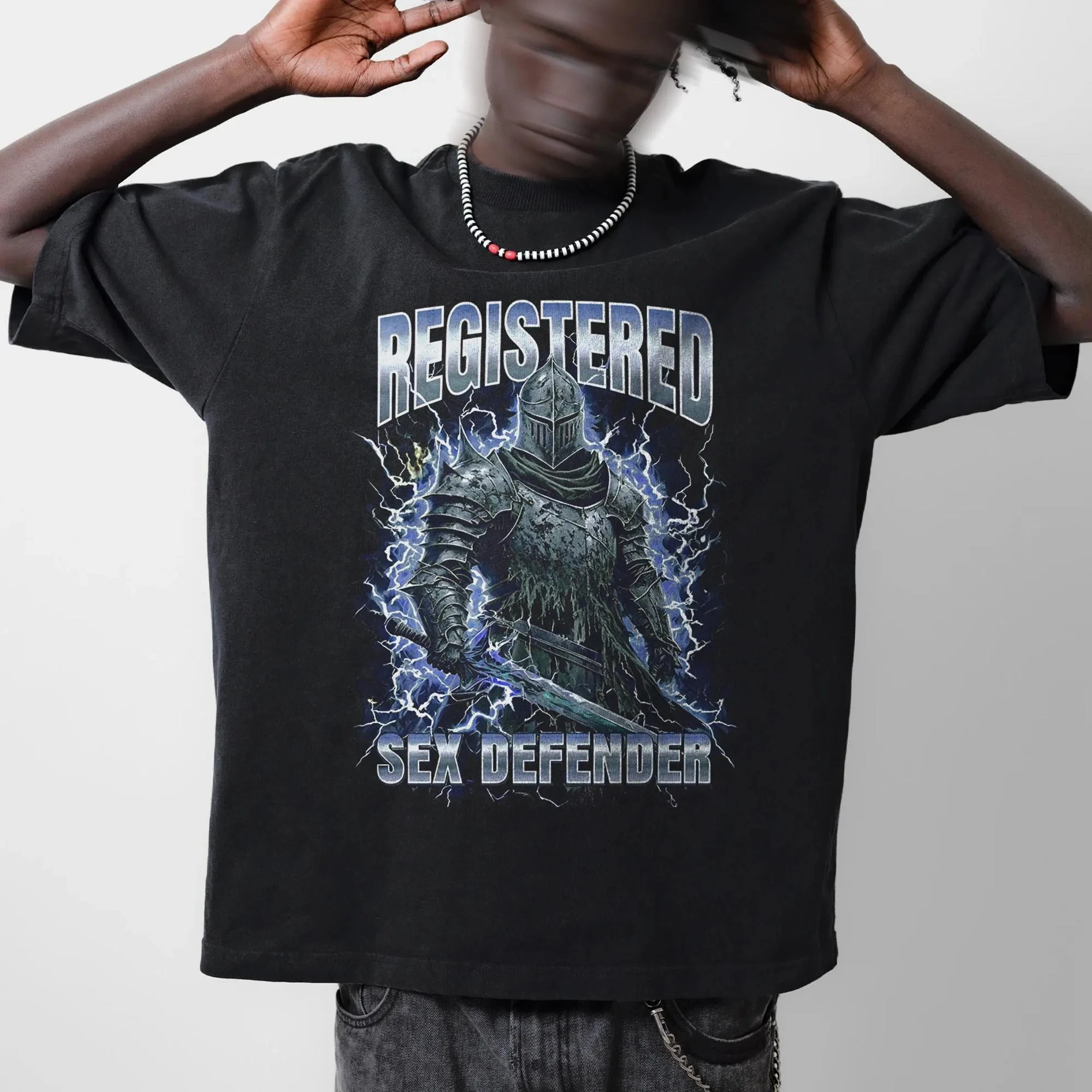 Chemise de défenseur sexuel enregistré chemises drôles pour amis t-shirt graphique drôle des années 90 chemise Meme chemise d'humour chemise sarcastique