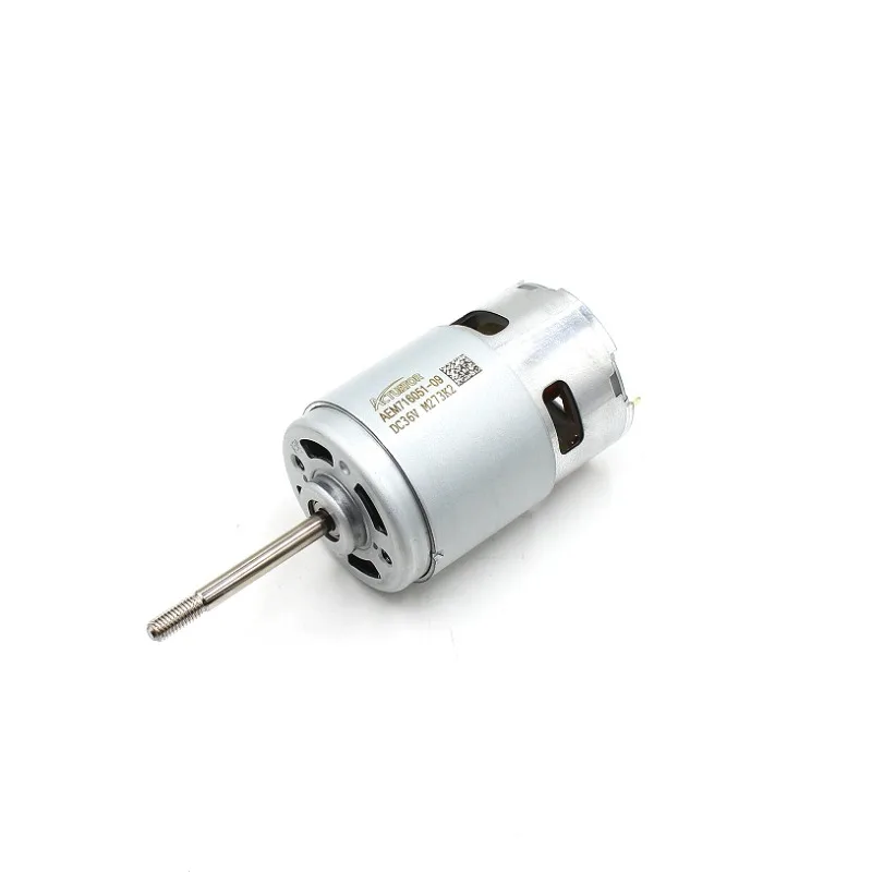 The latest 7 series motor 7-pole rotor 777 motor, DC36v violent high speed long shaft/threaded shaft front ball bearing