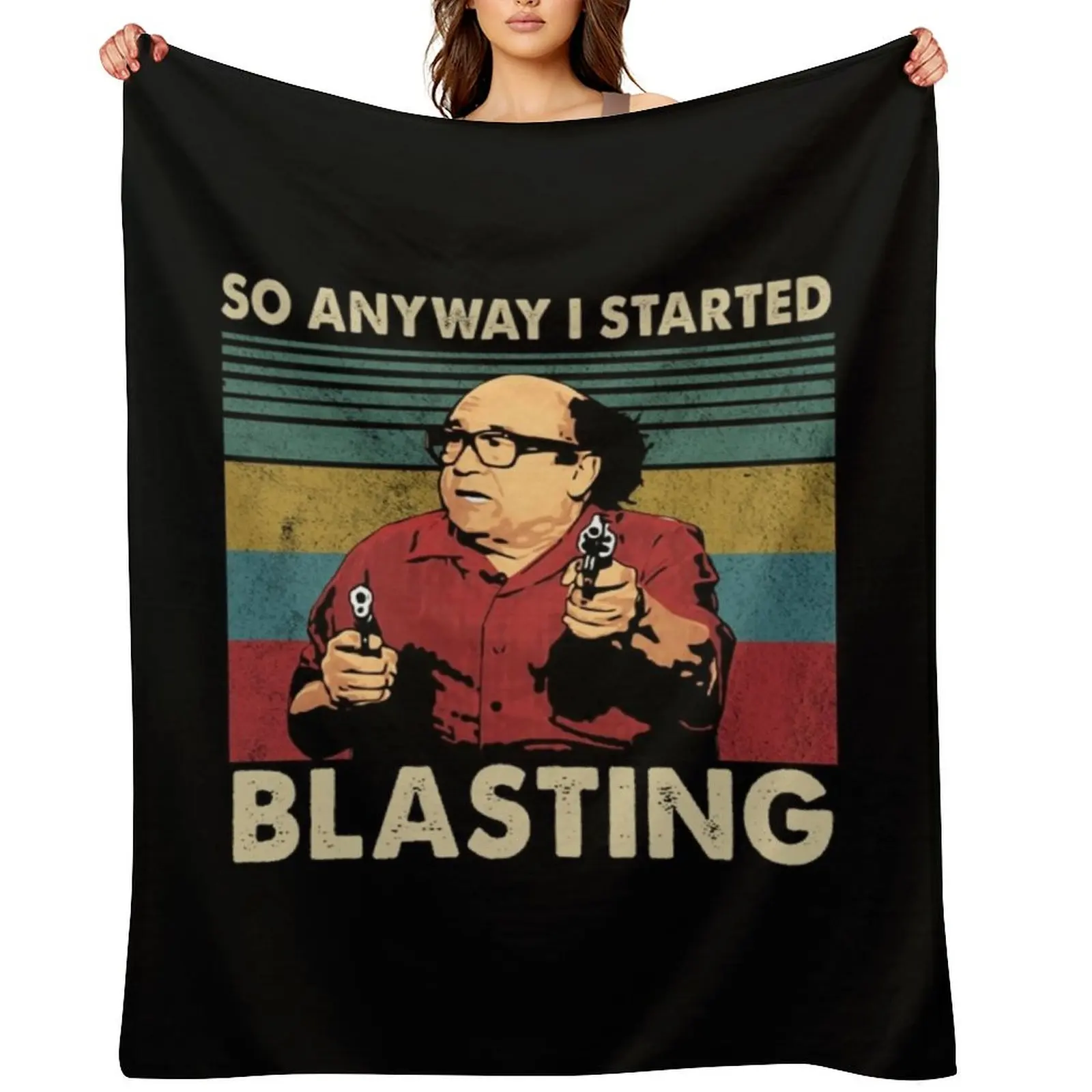 

So Anyway I Started Blasting Throw Blanket Designers Flannels Single Sleeping Bag Blankets