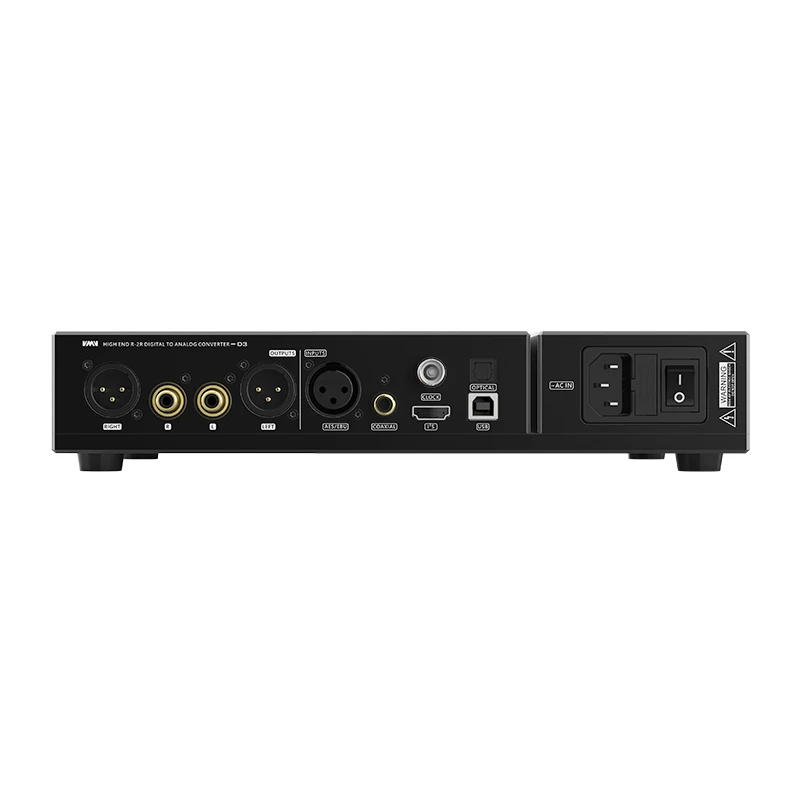 Décodeur SMSL VMV D3 avancé R-2R Audio numérique DAC SM5847 prise en charge native DSD512 SMSL D3 avec télécommande