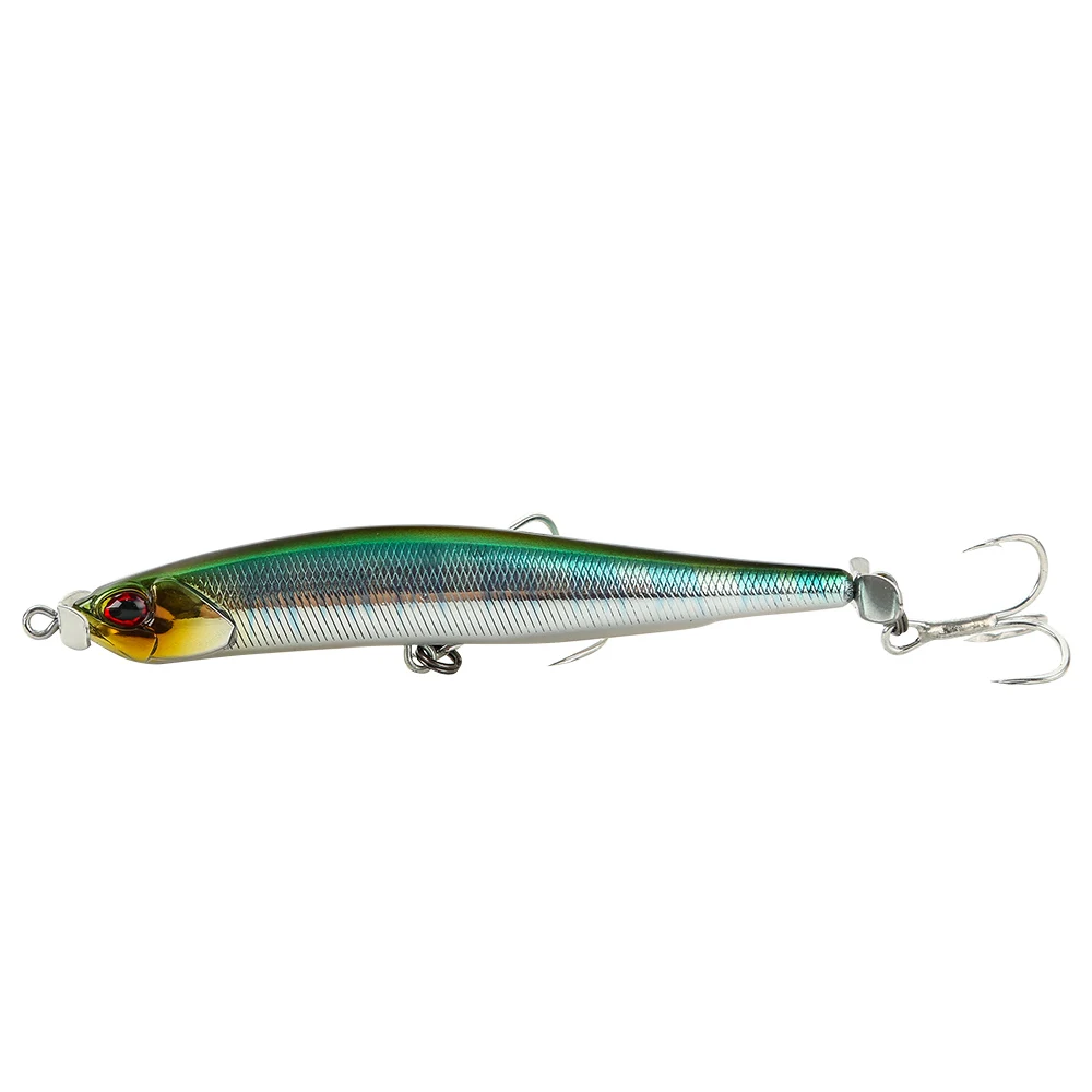 90mm 15g sinking pencil lure, propeller equipped hard bait for diverse freshwater and saltwater fishing