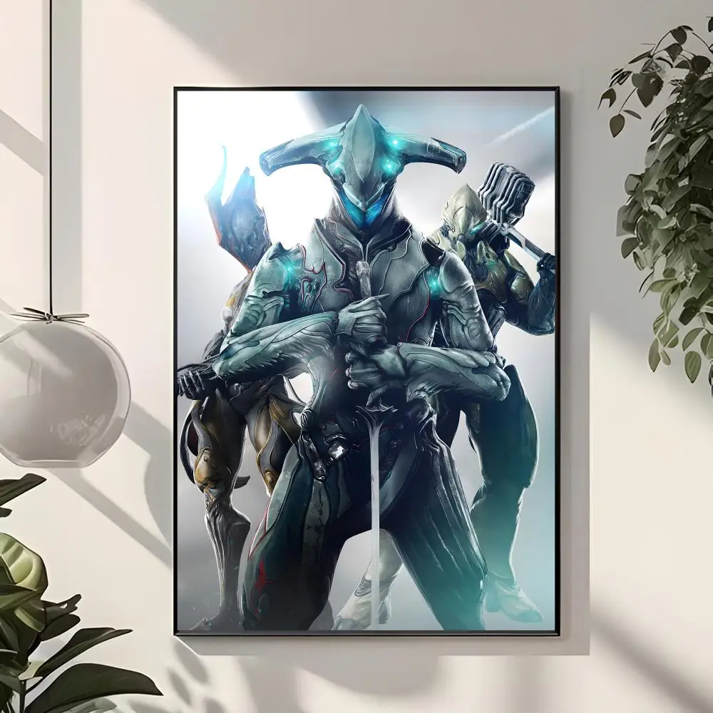 online shooter W-Warframe Poster Modern Home Interior Decor & Artistic Wall Decoration