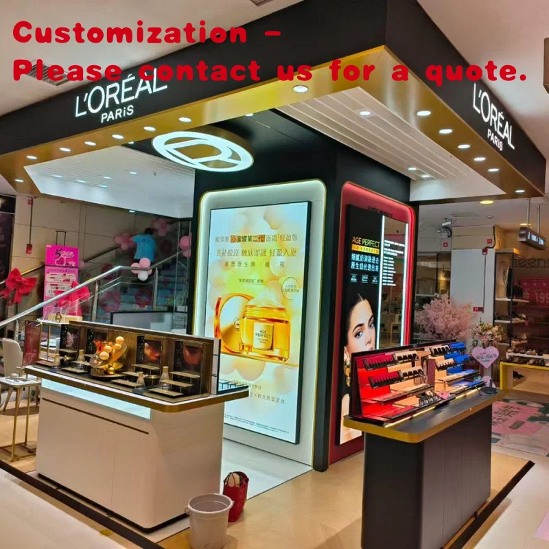custom.Modern Dubai Luxury Jewelry Store Design Glass Display Showcase Hot Sale Kiosk Shopping Mall Interior Layou