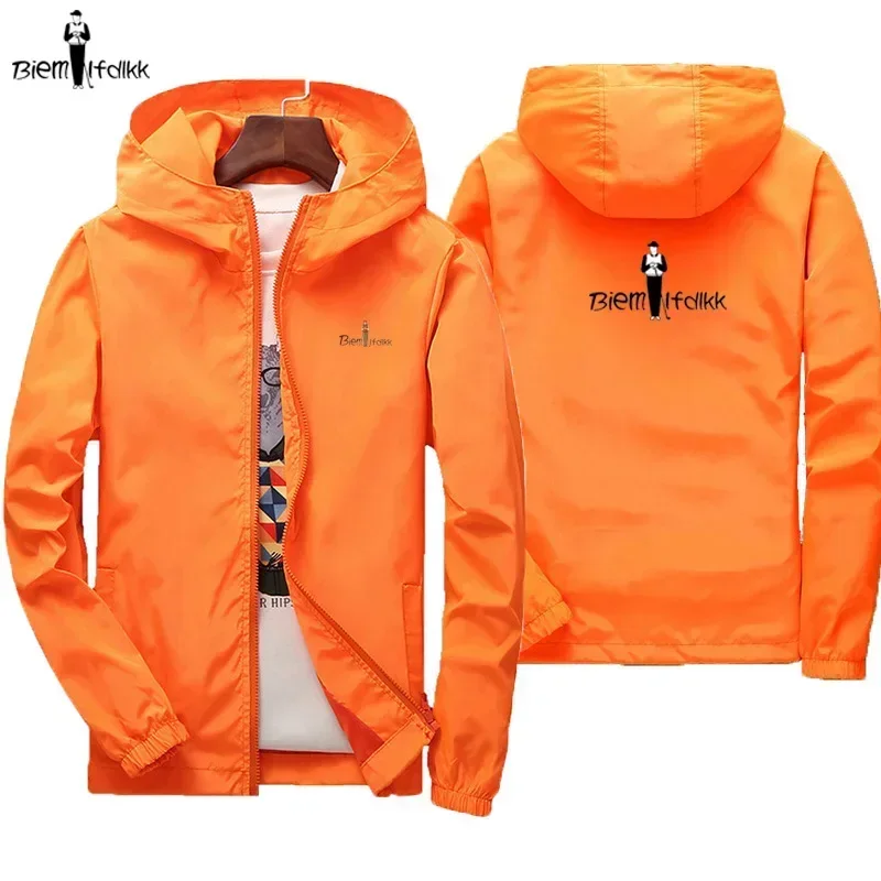 Spring and Autumn New Two Layer Golf Windbreaker Men's Large Coat Fashion Coat Men's Coat