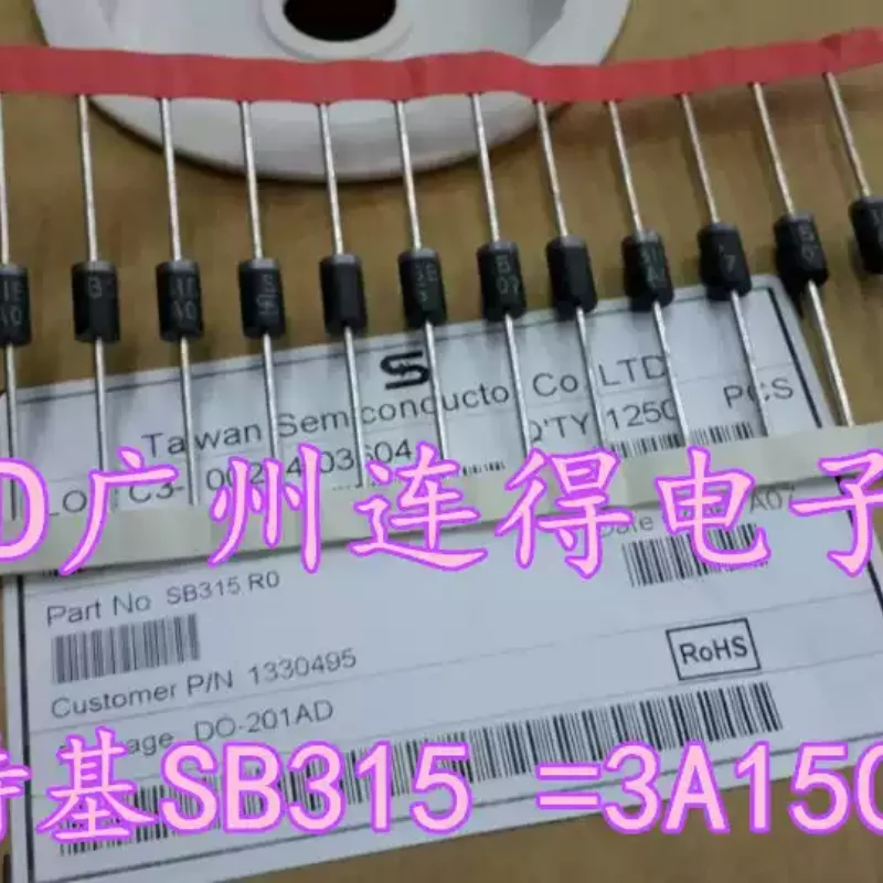 10-100pcs TSC Taiwan semiconductor Schottky diode SR315 SB315 SR3150 3A150V original stock