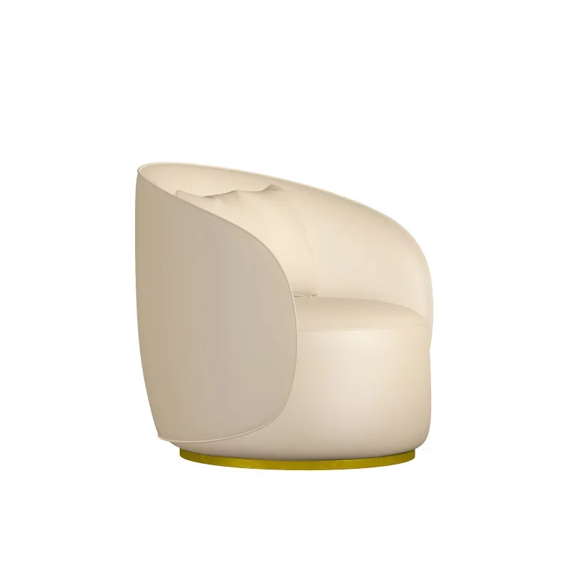 single rotating sofa chair sales office beauty salon hotel leisure small apartment living room dining chair combination