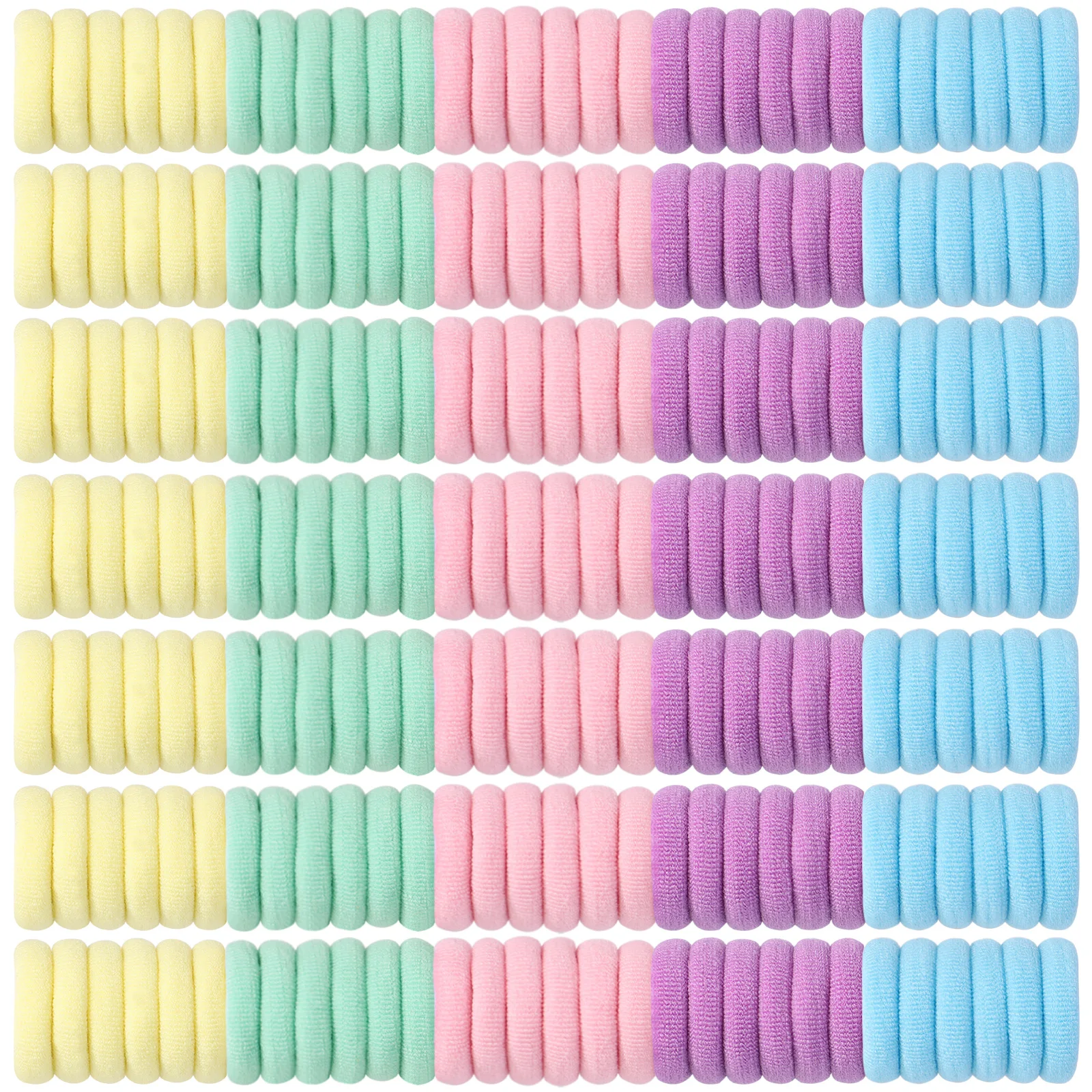 

50/100Pcs Girls Colorful Elastic Hair Bands Wonens Ponytail Hold Small Hair Tie Rubber Bands Kids Scrunchie Hair Accessories