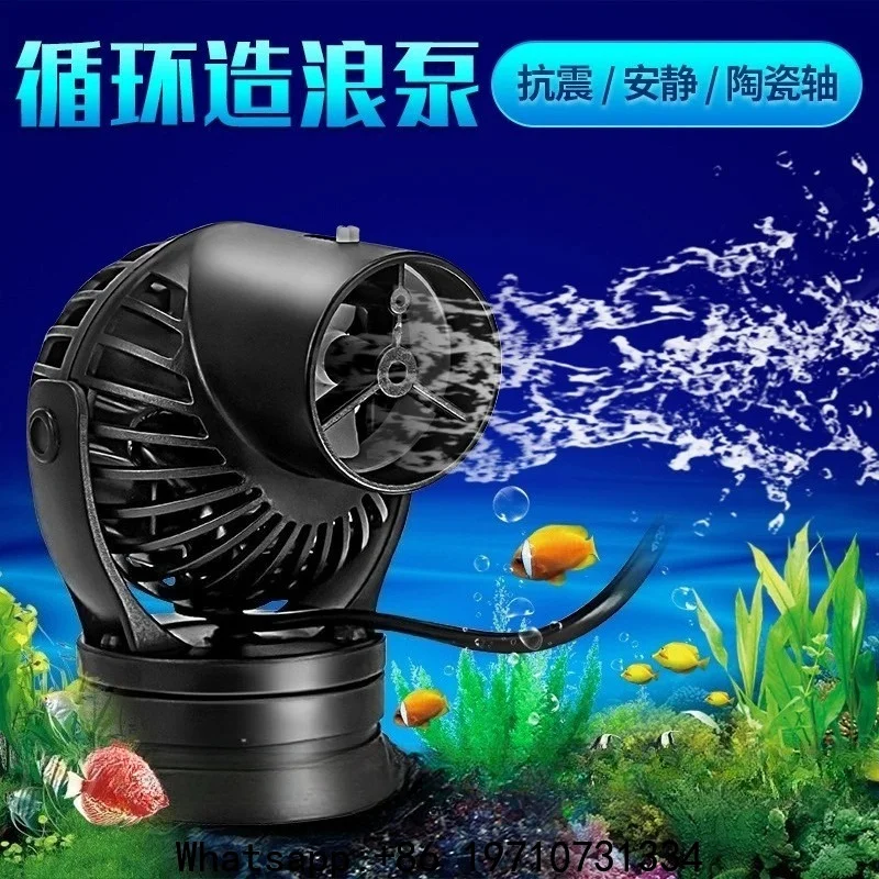 Wave Maker Pump Circulation Pump Adjustable Direction Flow Rate for Marine Coral Reef Aquarium Fish Tank Submersible Pumps
