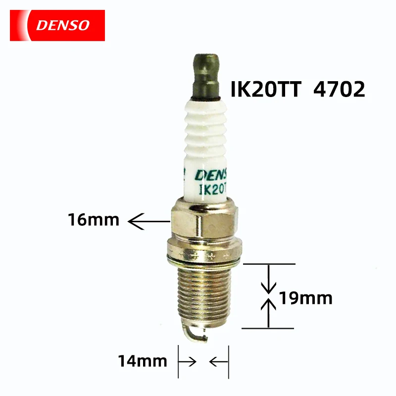 DENSO Iridium platinum spark plug IK20TT 4702 is suitable for Camry Cruze range front nozzle