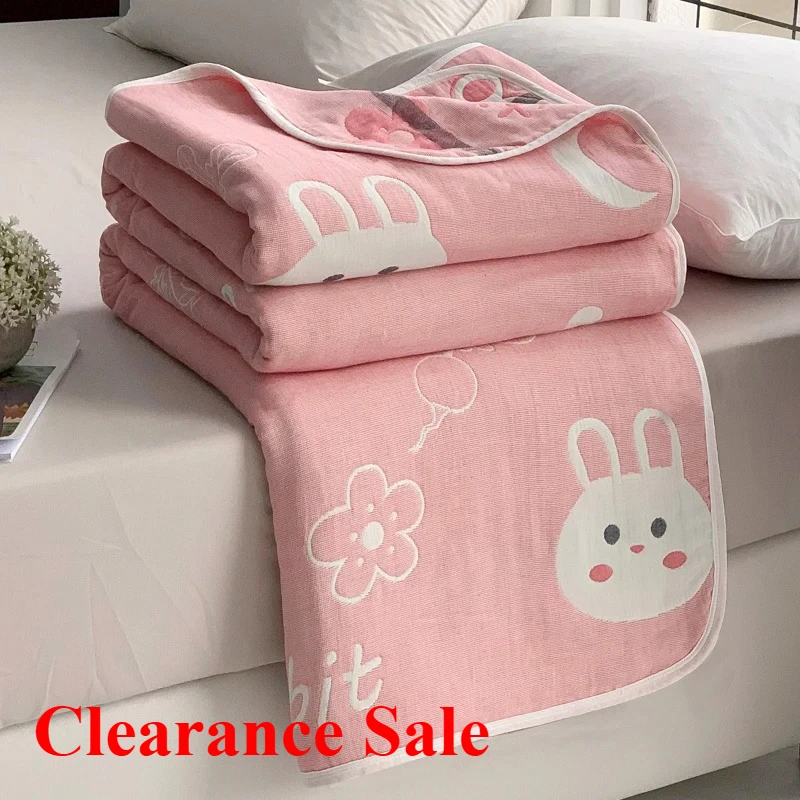 2025 new cotton 6-layer yarn Xia Liang quilt pure cotton towel quilt empty blanket nap blanket gauze blanket
