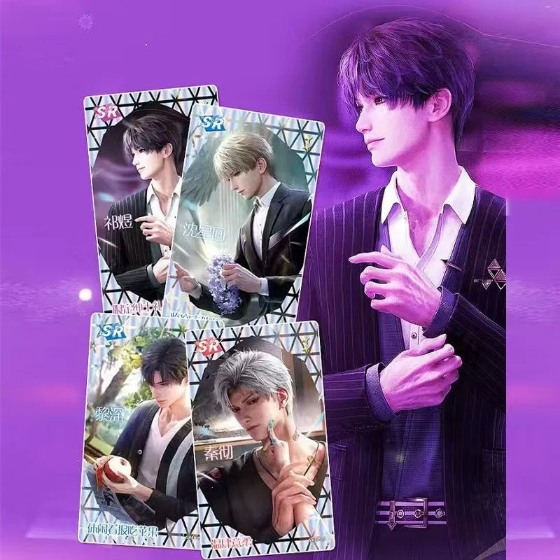 Karta kolekcjonerska anime Love And Deep Space Qi Yuli Deep Shen Star Return Qin Che Fan Edition Fun Shadow Bag Card Gift In Stock