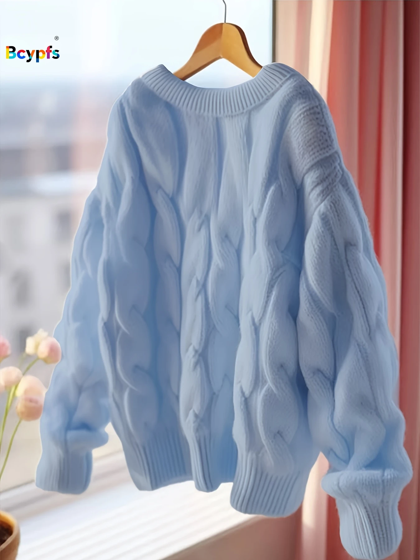 패셔너블하고 견고한 트위스트 니트 풀오버 긴팔 여성 상의, 인기 있는 울 소재의 부드러운 니트 긴팔 여성 스웨터